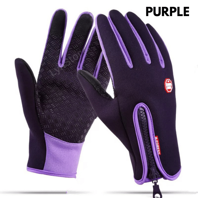 Winter Gloves Touch Screen Waterproof Sports Gloves With Fleece