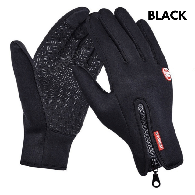 Winter Gloves Touch Screen Waterproof Sports Gloves With Fleece