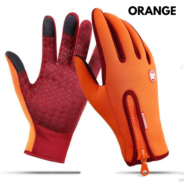 Winter Gloves Touch Screen Waterproof Sports Gloves With Fleece