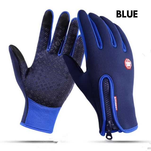 Winter Gloves Touch Screen Waterproof Sports Gloves With Fleece